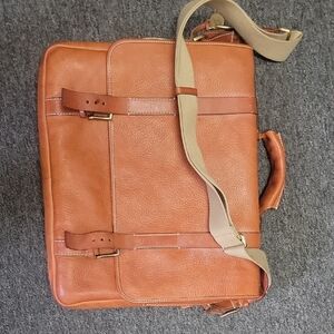 Dooney & Bourke Tan Leather Briefcase